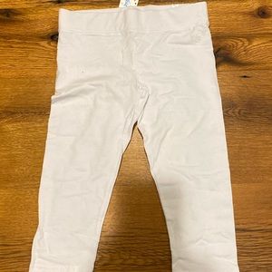 Justice brand white crop leggings - NWT